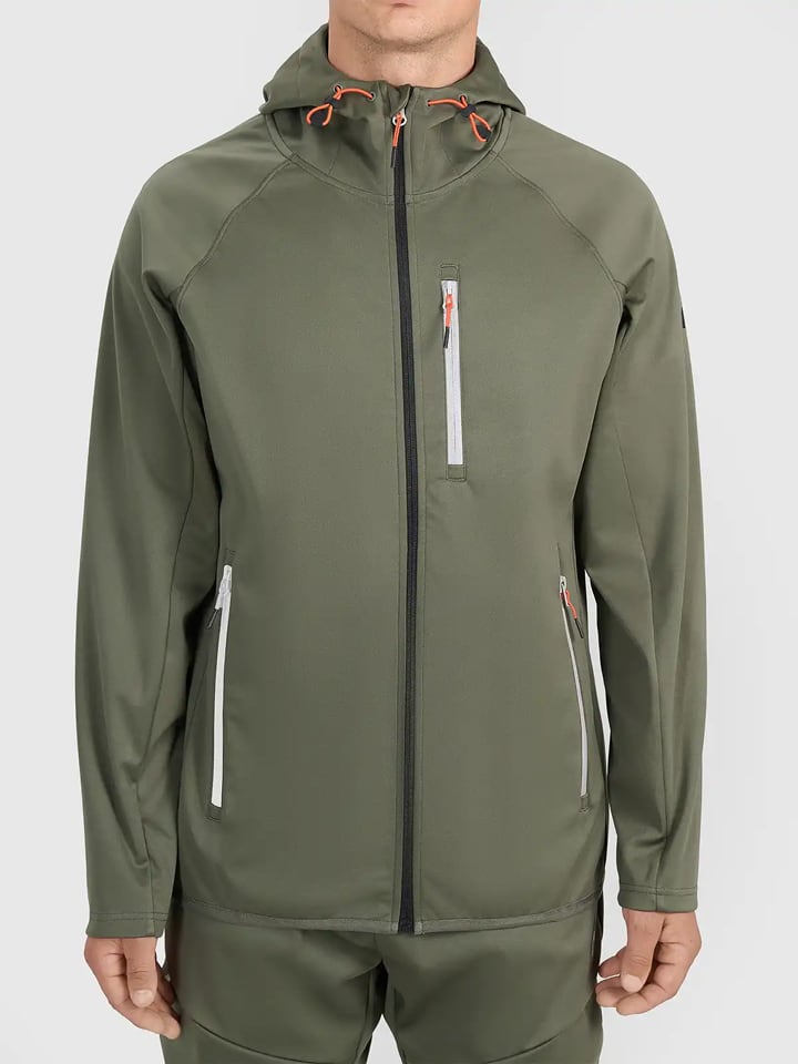 Softshelljacke in Khaki