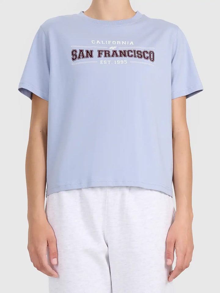 Shirt lichtblauw