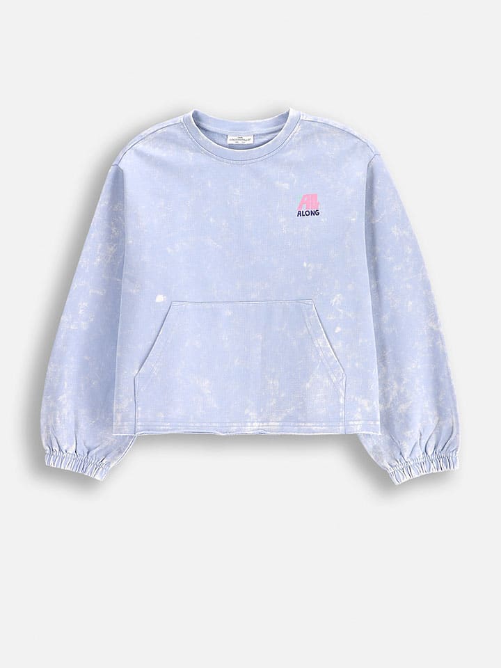 Sweatshirt in Hellblau