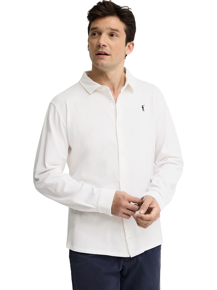 Blouse - slim fit - wit