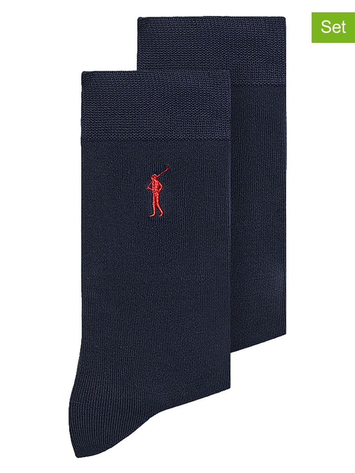 2er-Set: Socken in Dunkelblau