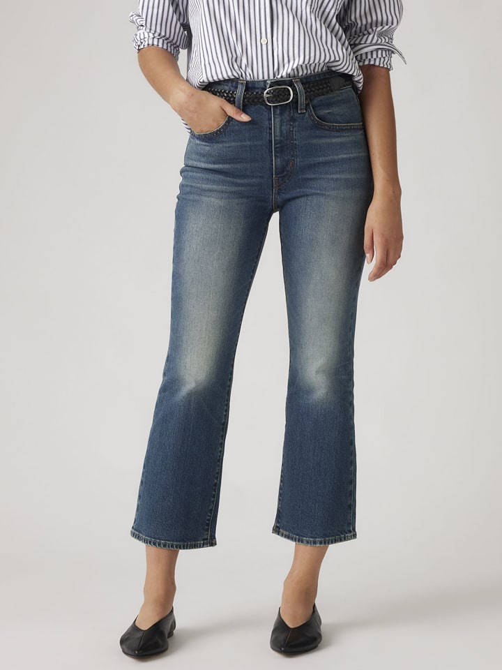 Jeans - Bootcut fit - in Blau