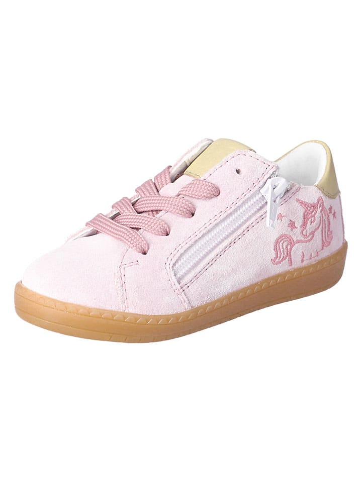 Skórzane sneakersy "Arosa" kolorze jasnoróżowym