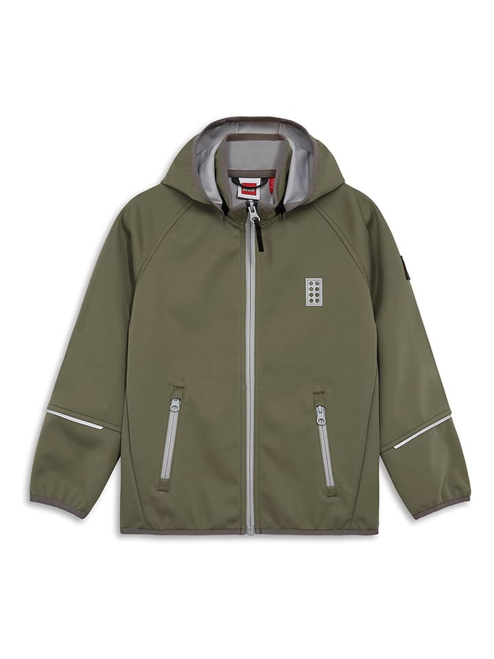 Softshelljacke in Khaki