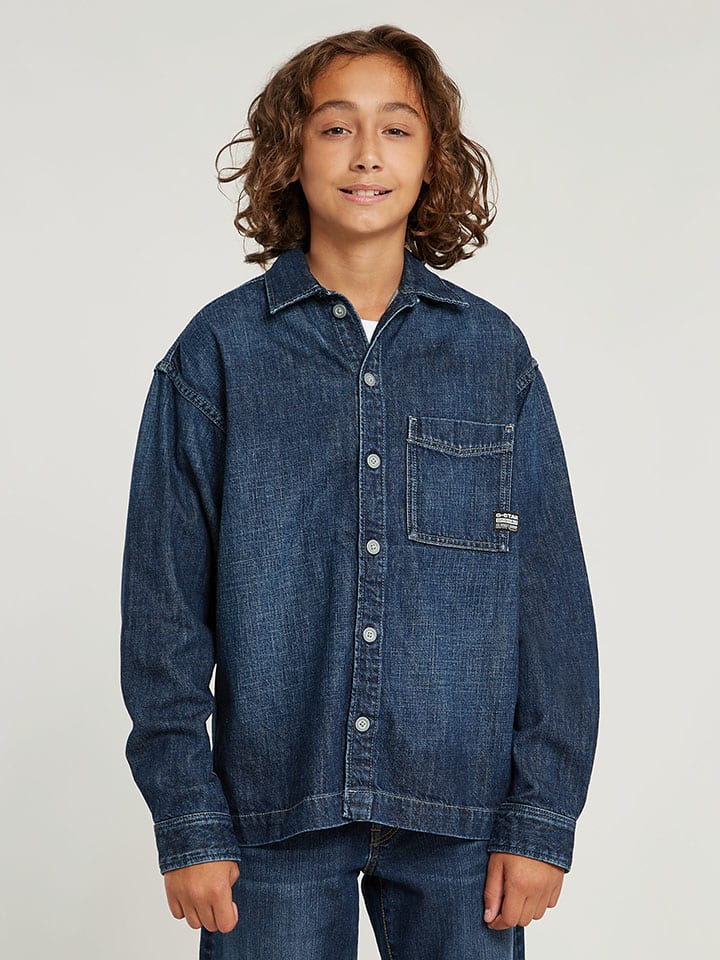 Spijkerblouse blauw