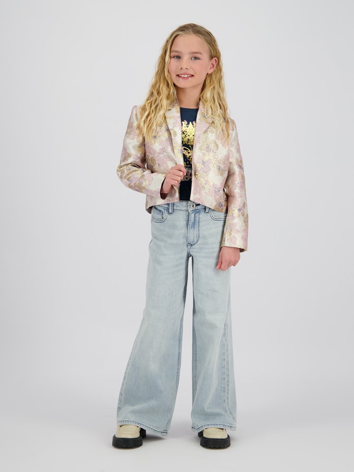 Jeans - Wide leg - in Hellblau