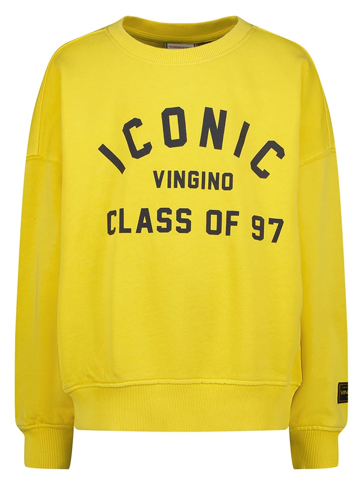 Sweatshirt in Gelb