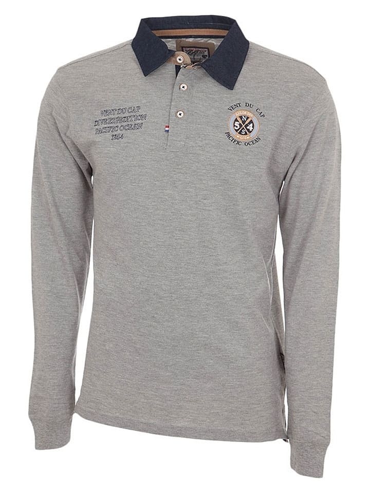Koszulka polo "Cenice" w kolorze szarym