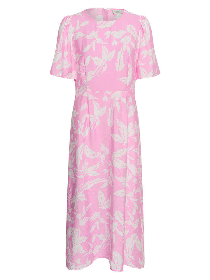Kleid in Rosa/ Weiß