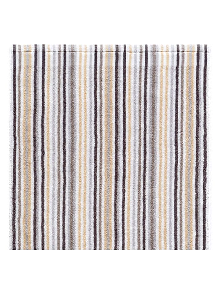 Ręcznik "Combi Stripes" w kolorze szaro-beżowym do rąk
