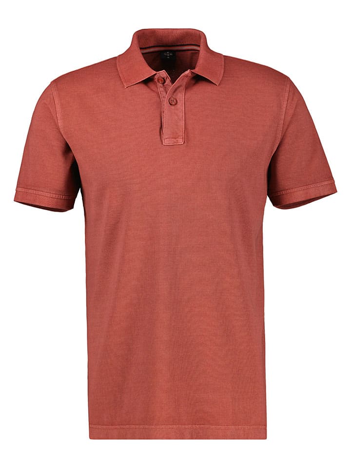 Poloshirt in Braunrot