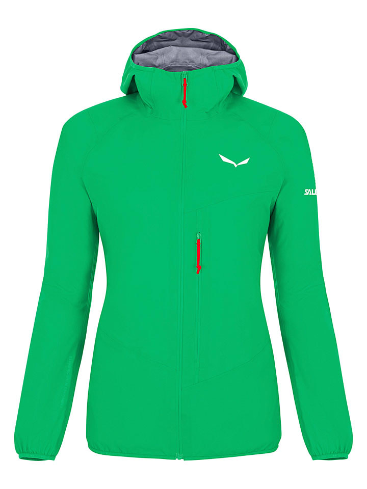 Kurtka trekkingowa "Agner 2 3L Powertex" w kolorze zielonym