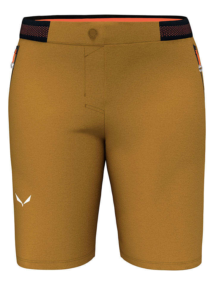 Szorty funkcyjne "Pedroc Durastretch" w kolorze jasnobrązowym