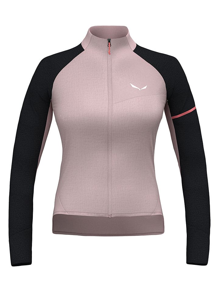 Fietsjas "Vento Merino" lichtroze/zwart