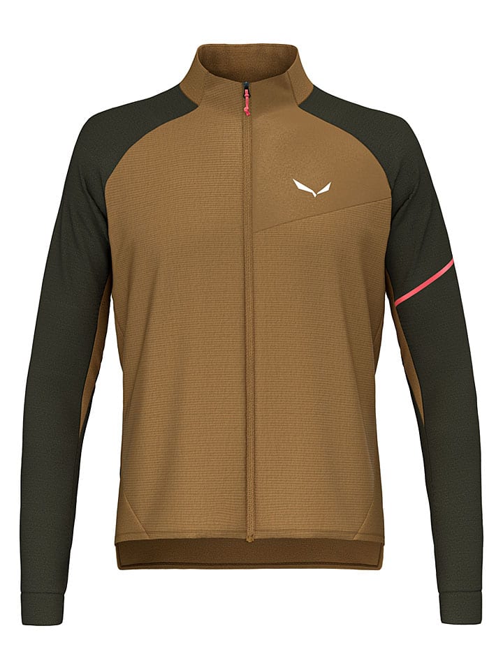 Hybridjacke "Vento Merino" in Khaki/ Schwarz