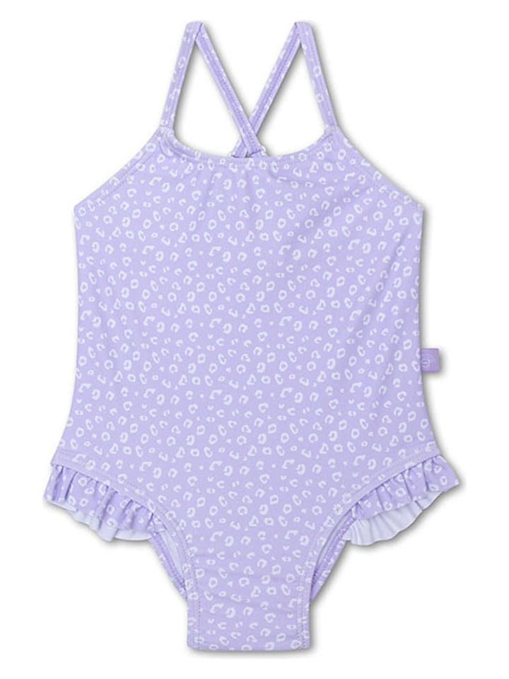 Badeanzug "Leopard" in Lila