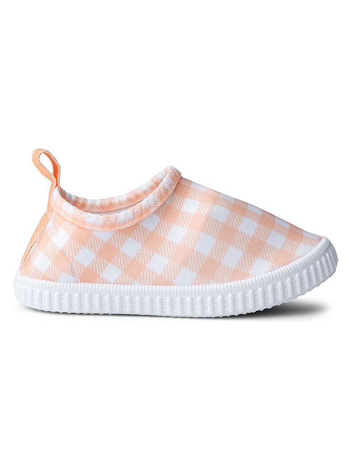 Buty kąpielowe "Sunset Grid" w kolorze pomarańczowo-białym