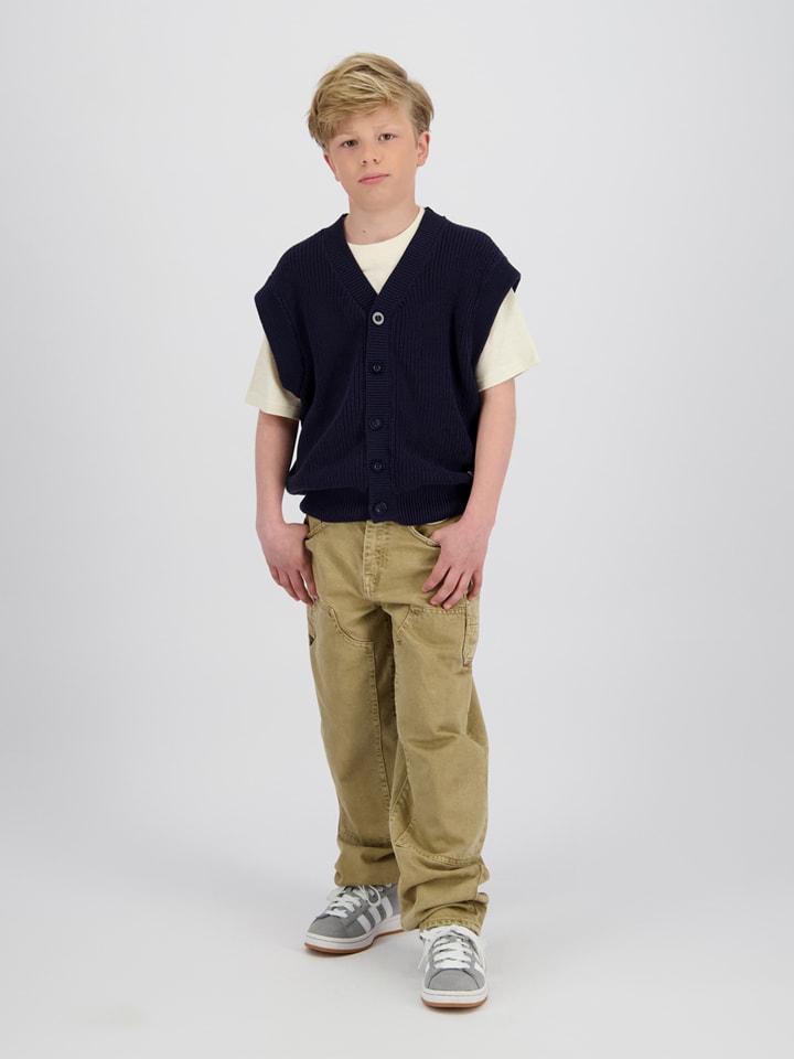 Jeans - Baggy fit - in Beige