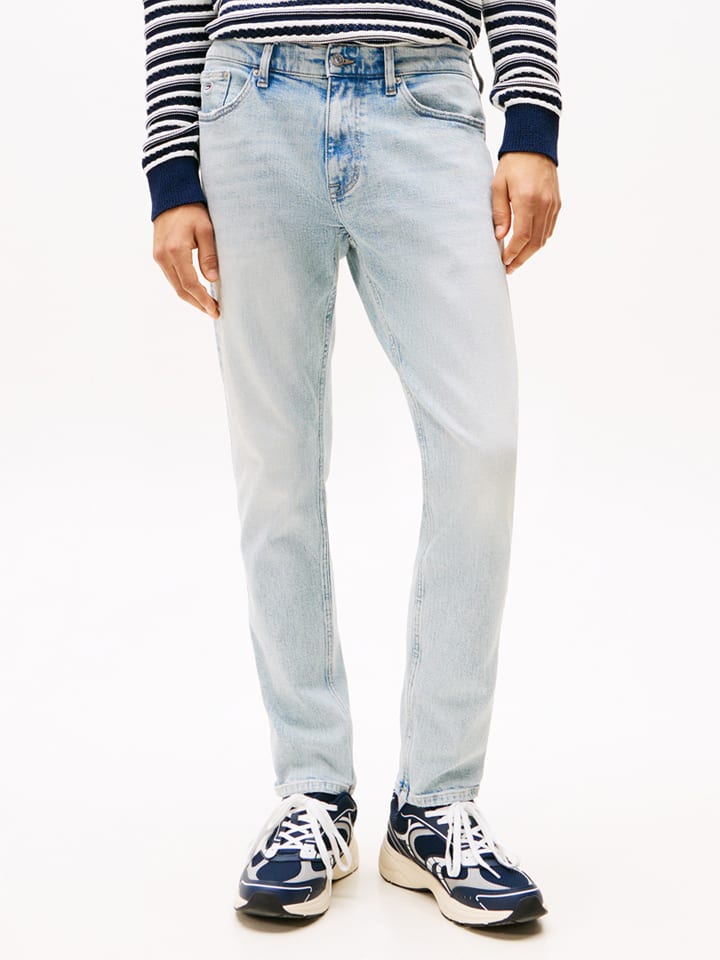 Spijkerbroek - tapered fit - lichtblauw