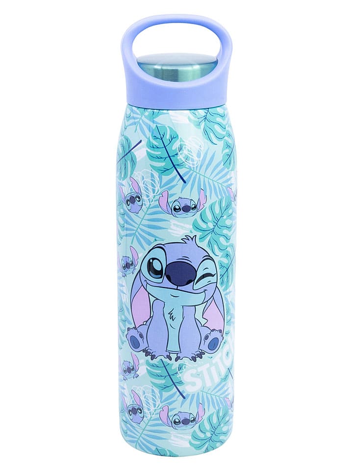Thermoflasche "Stitch" in Hellblau - 665 ml
