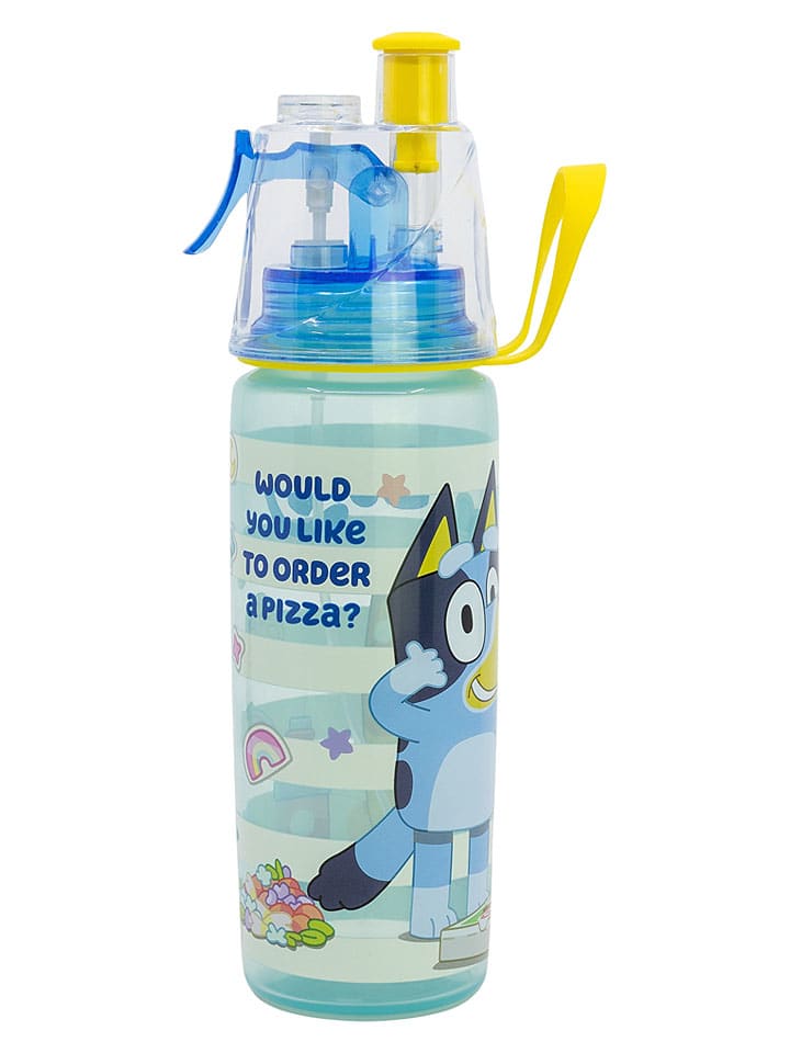 Trinkflasche "Bluey" in Hellblau/ Weiß - 575 ml