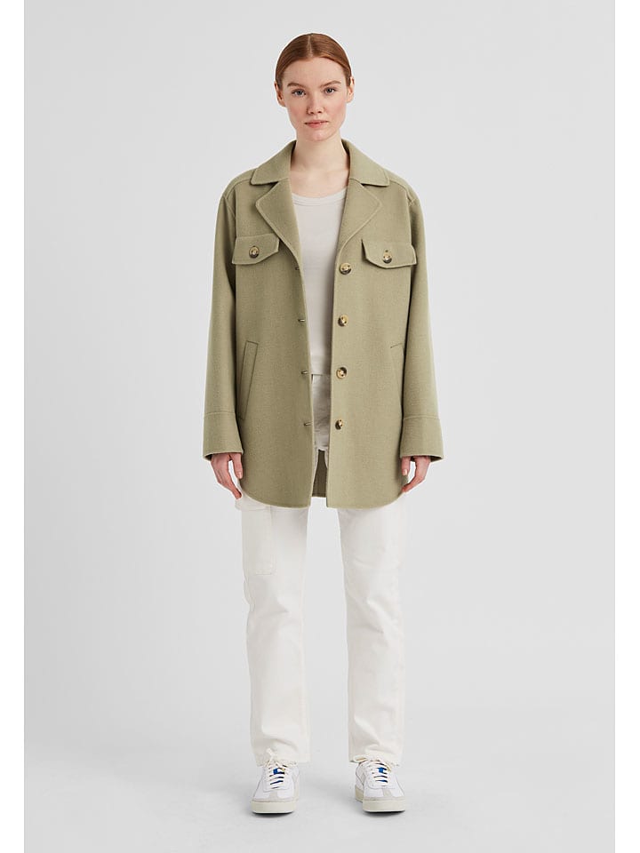 Wolljacke "Ann" in Khaki