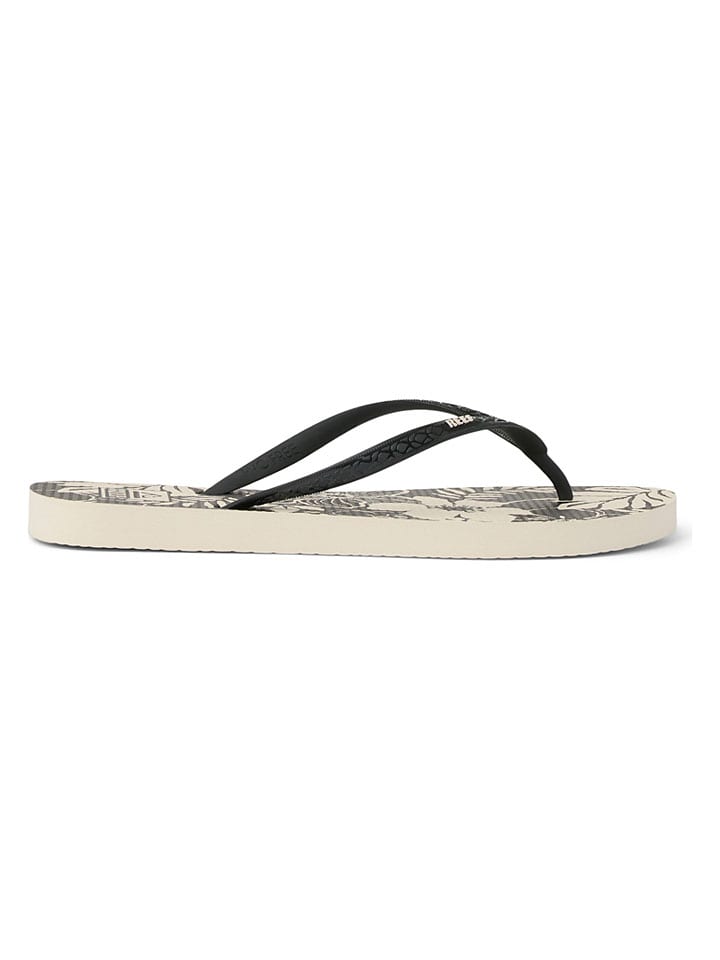 Teenslippers "Seaside" zwart