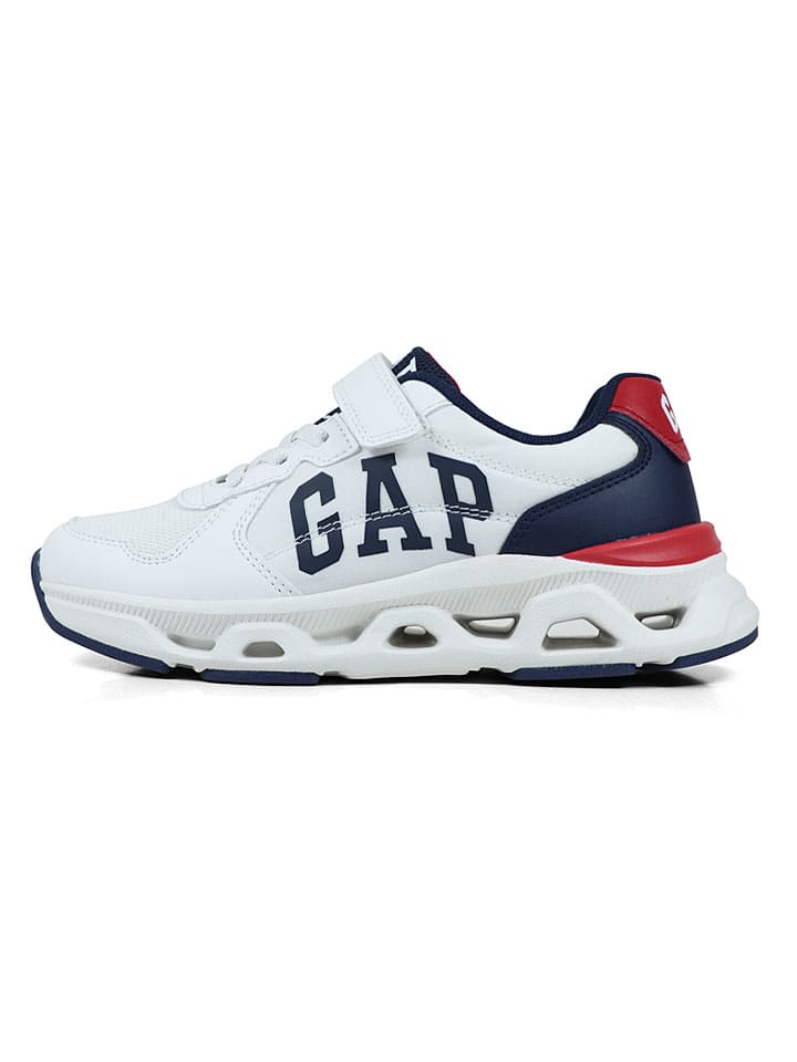 Sneakers "San Francisco" in Weiß/ Dunkelblau