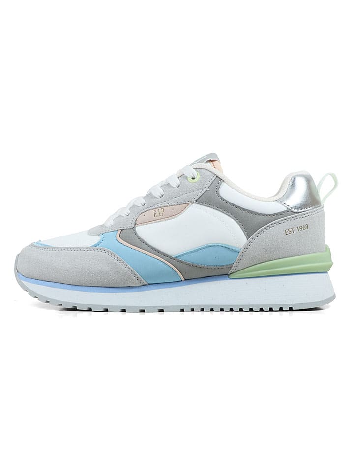Sneakersy "Wonder Spirit S" w kolorze szaro-biało-błękitnym