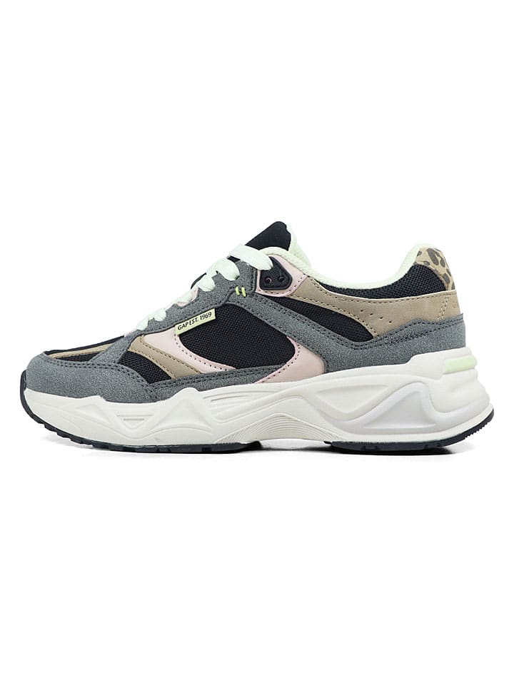 Sneakers "Marathon" in Grau/ Taupe/ Schwarz
