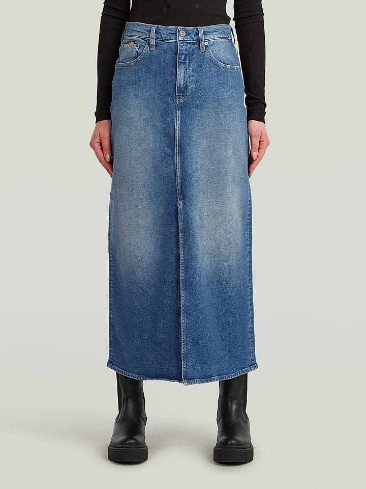 Jeans-Rock in Blau