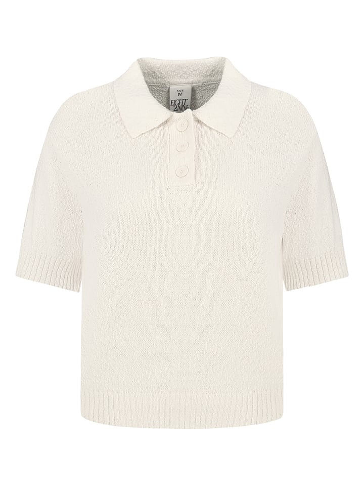Koszulka polo w kolorze kremowym