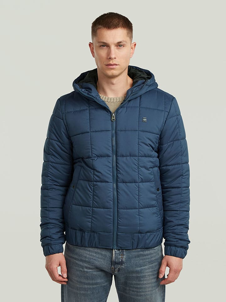 Steppjacke in Blau