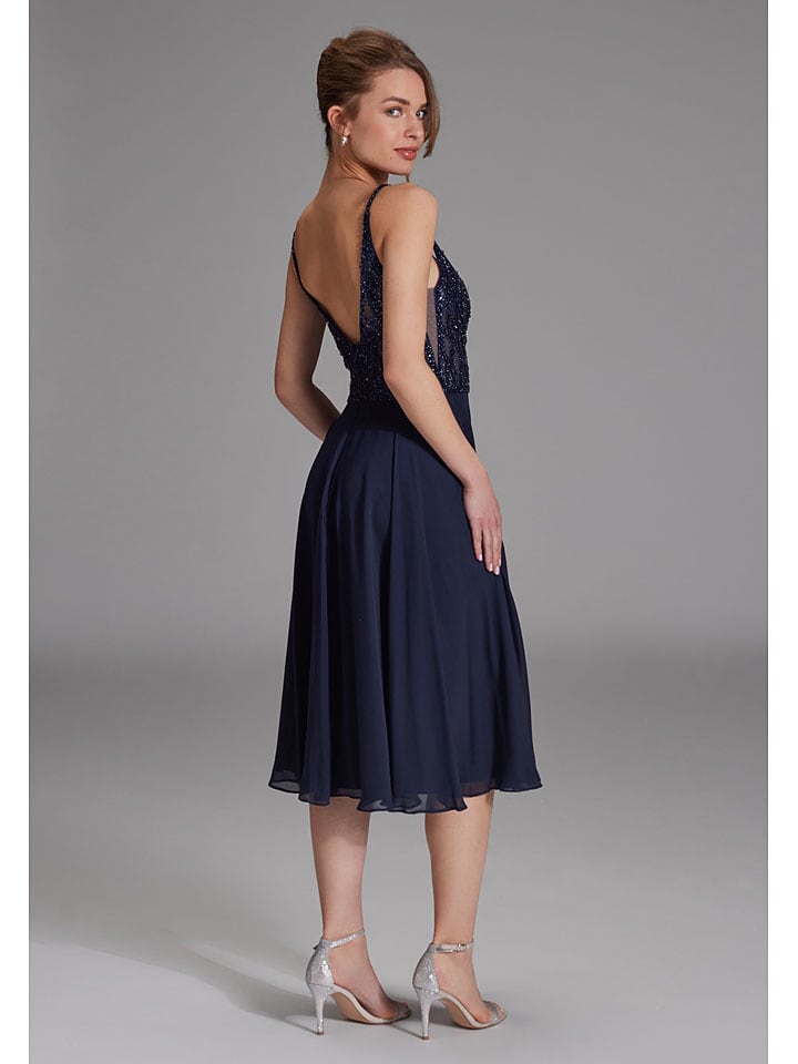 Kleid in Dunkelblau