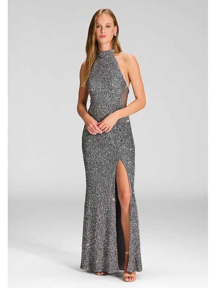 Paillettenkleid in Silber