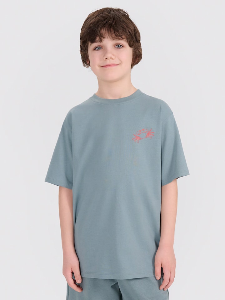 Shirt in Türkis