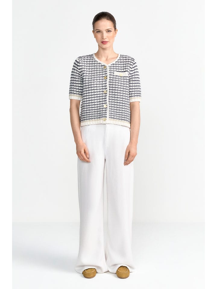 Vest zwart/wit