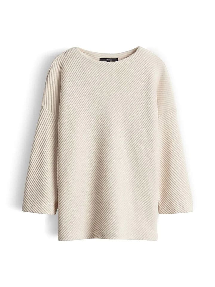 Sweatshirt in Beige