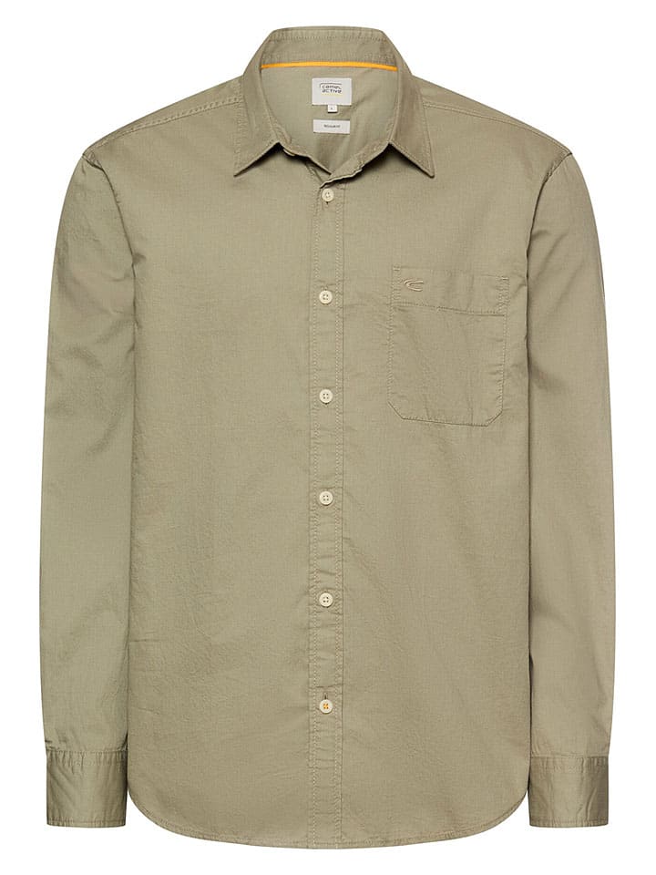 Koszula - Regular fit - w kolorze khaki