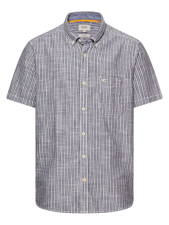 Blouse - regular fit - donkerblauw