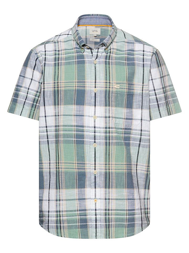 Koszula - Regular fit - w kolorze turkusowym