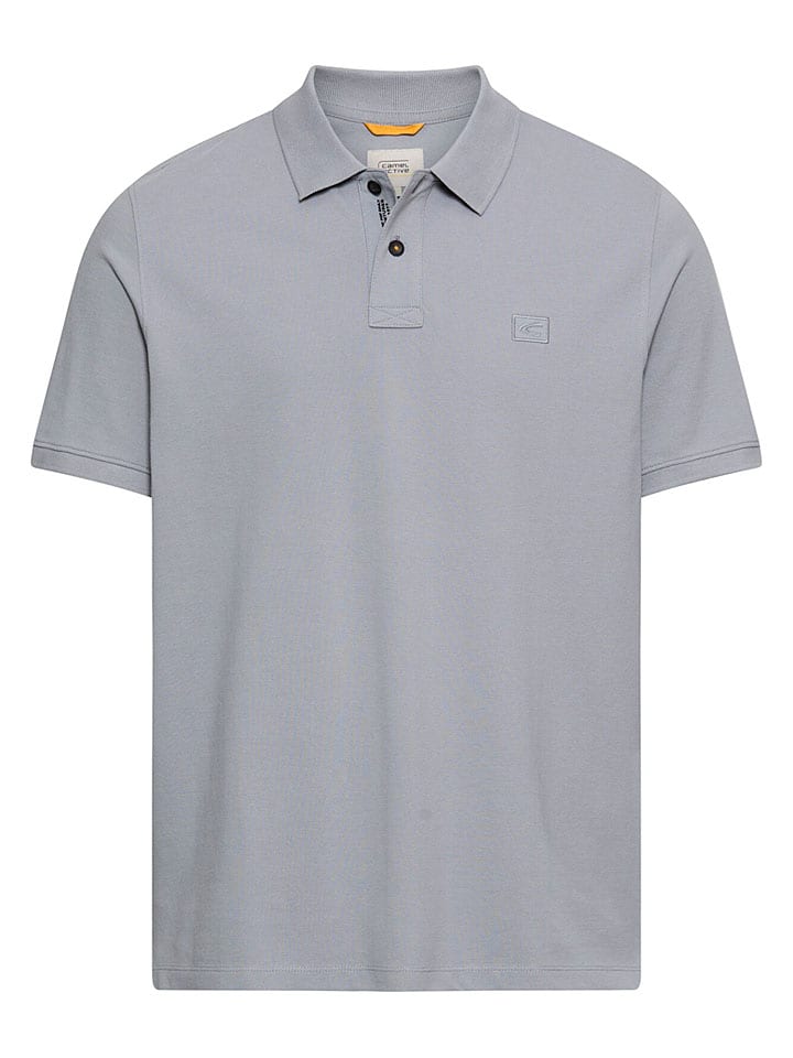 Poloshirt in Graublau