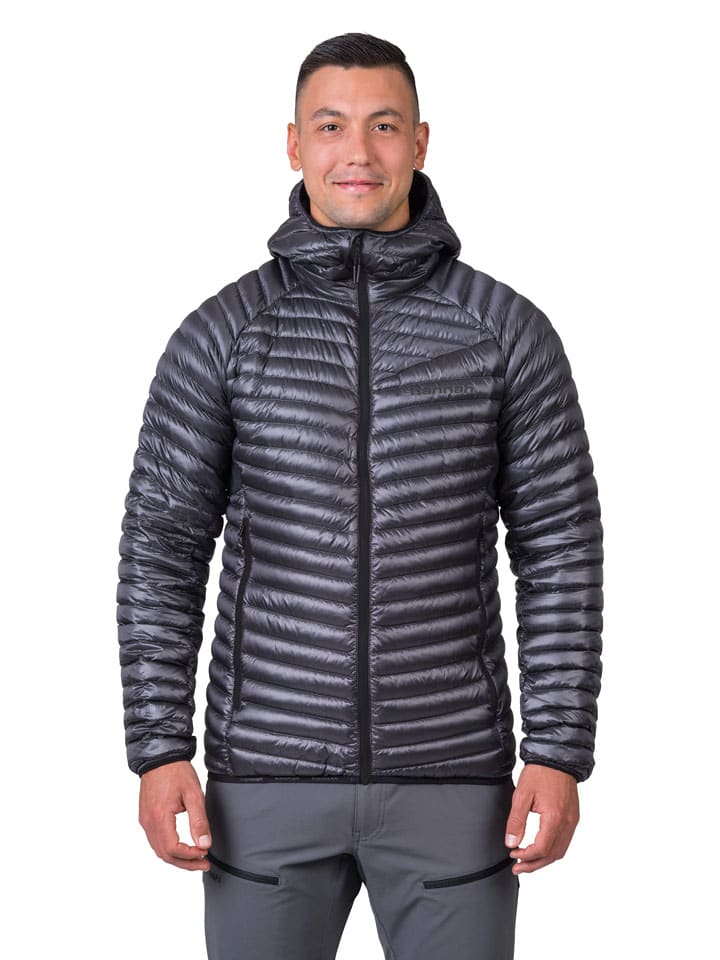 Kurtka pikowana "Mio Hoody" w kolorze antracytowym