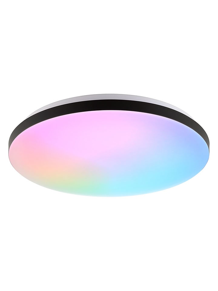 Led-plafonnière "Livio" wit/zwart - EEK E (A tot G)