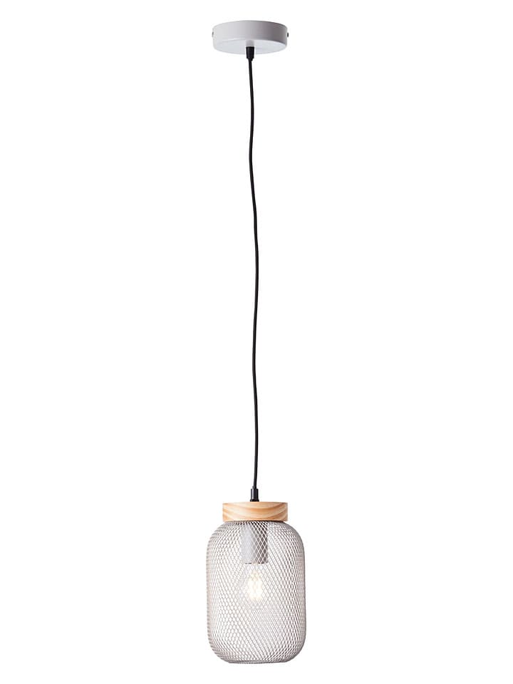 Hängeleuchte "Giada" in Grau - (H)112 x Ø 16 cm
