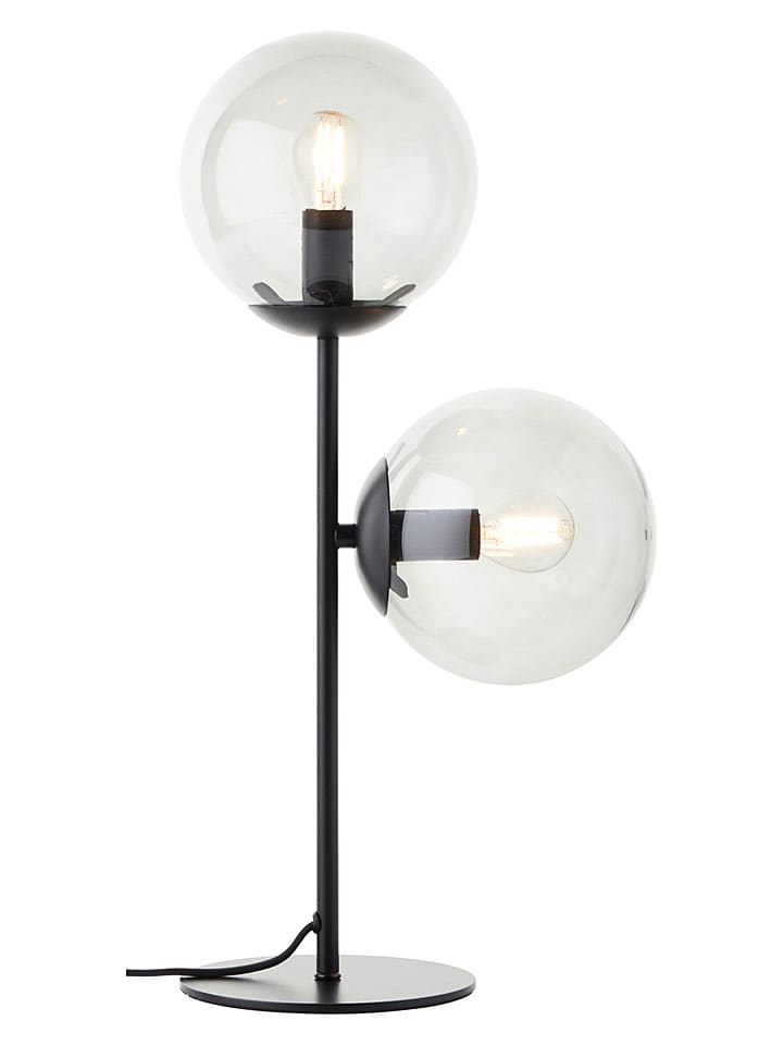 Lampa stołowa "Ariol" w kolorze czarnym - 24 x 48 x 15 cm