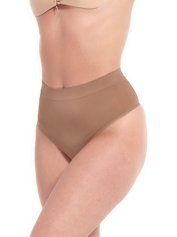 Stringi modelujące "Comfort Thong" w kolorze cielistym