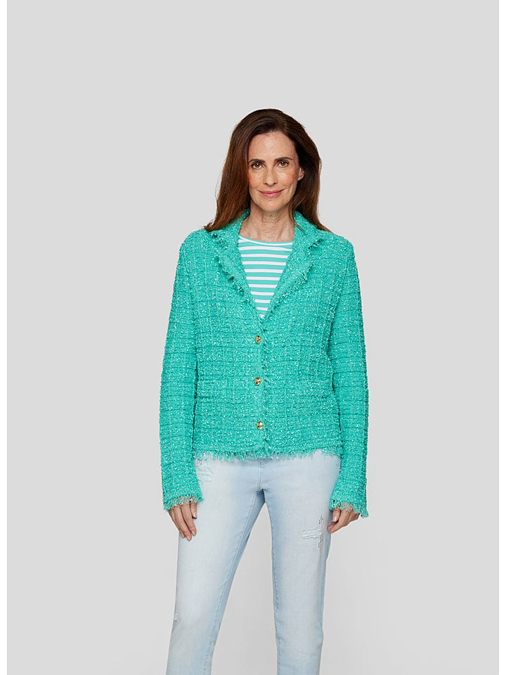 Cardigan in Türkis