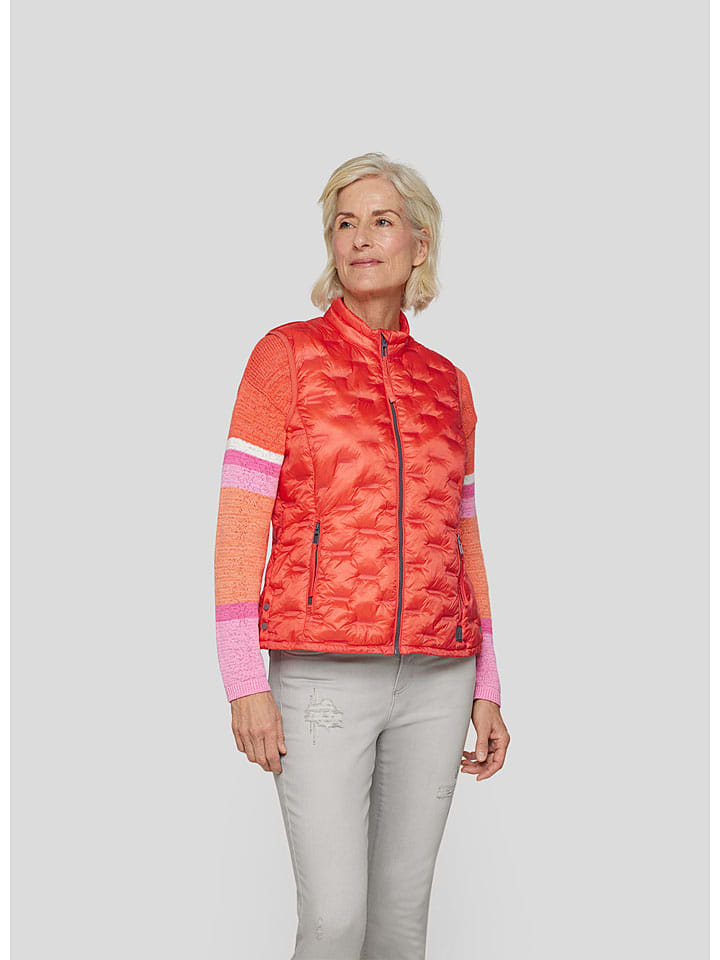 Steppweste in Orange