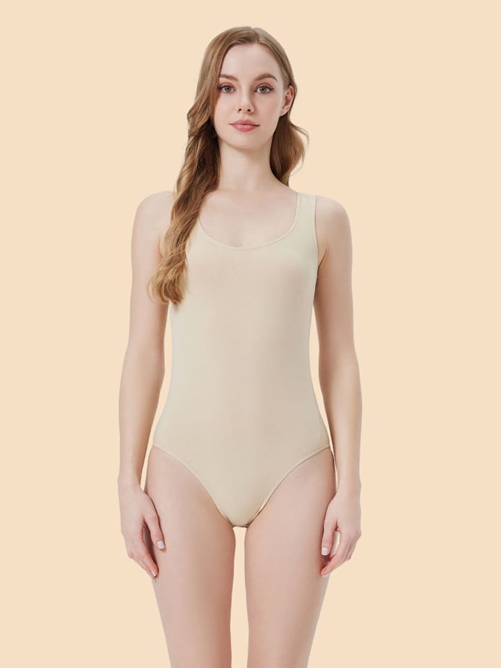 Body modelujące "Joana" w kolorze beżowym
